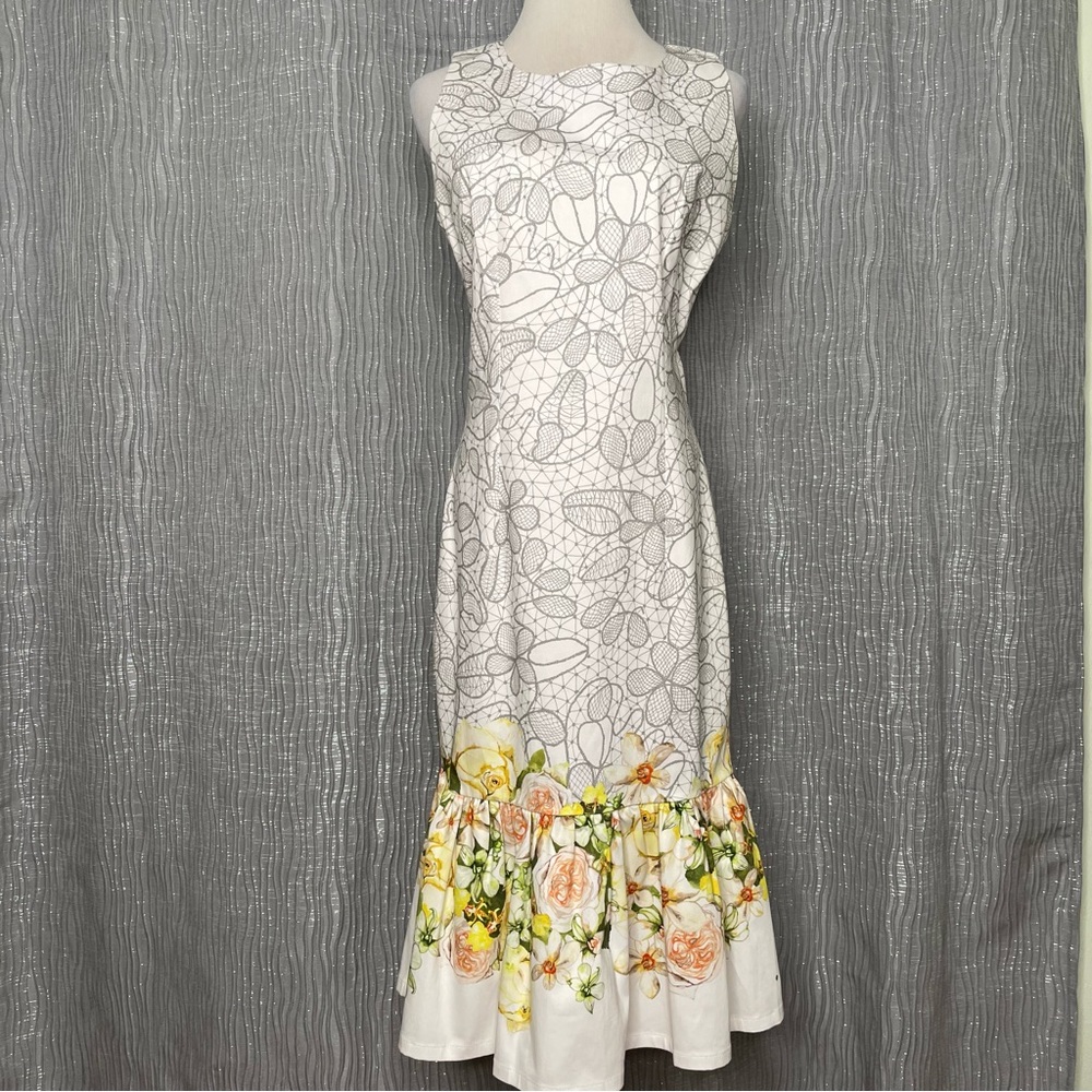 ISOLDA sleeveless midi dress